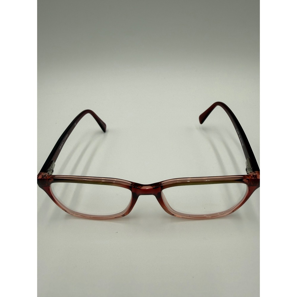 Elements Europa Eyeglass Frames Women 52-17-138 Pink Burgundy Excellent EL-404